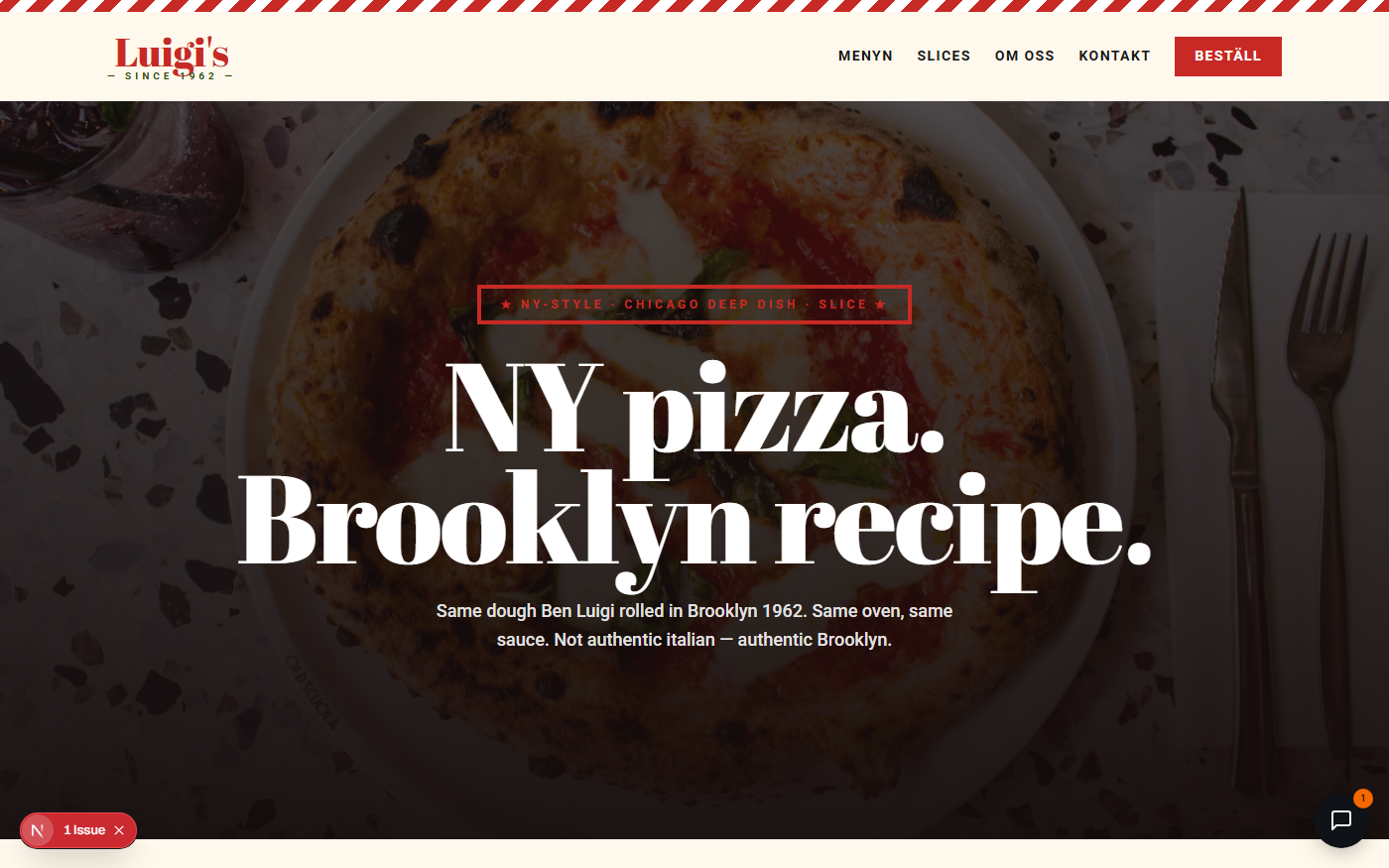 NY pizza preview